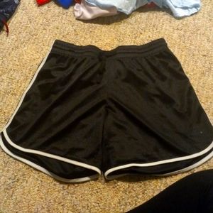 Black basketball shorts
